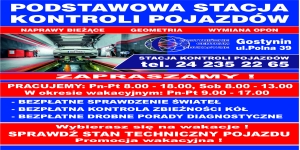 Zaproszenie do Podstawowej Stacji Kontroli Pojazdów w Gostynińskim Centrum Edukacyjnym 