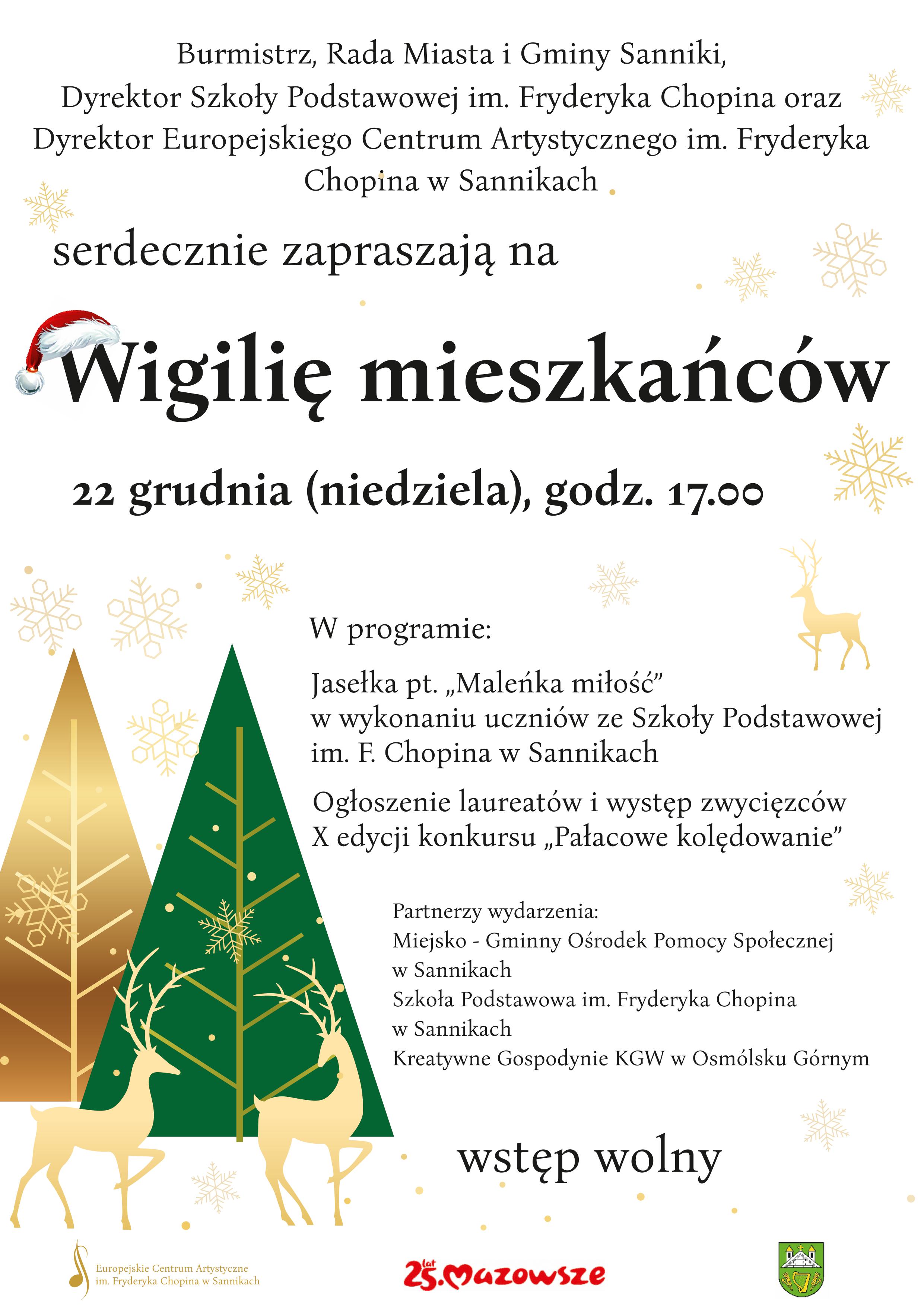 plakat wigilia mieszkancow 2024 1